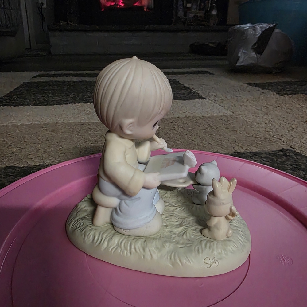 Precious Moments He Is My Inspiration Figurine Signed